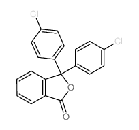 1(3H)-Isobenzofuranone,3,3-bis(4-chlorophenyl)-结构式