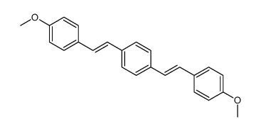 1,4-bis[2-(4-methoxyphenyl)ethenyl]benzene Structure