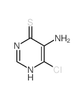 4(1H)-Pyrimidinethione,5-amino-6-chloro- Structure