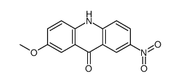 2-methoxy-7-nitro-10H-acridin-9-one结构式