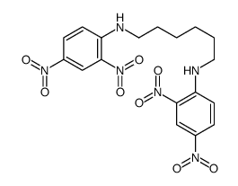 N,N'-bis(2,4-dinitrophenyl)hexane-1,6-diamine结构式