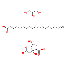 甘油硬脂酸酯柠檬酸酯结构式