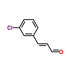 (2E)-3-(3-Chlorophenyl)acrylaldehyde Structure