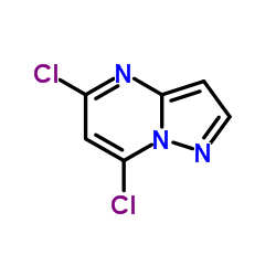 5,7-二氯吡唑并[1,5-a]嘧啶结构式