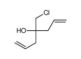 4-(chloromethyl)hepta-1,6-dien-4-ol结构式