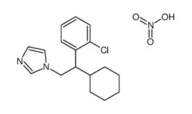1-[2-(2-chlorophenyl)-2-cyclohexylethyl]imidazole,nitric acid Structure