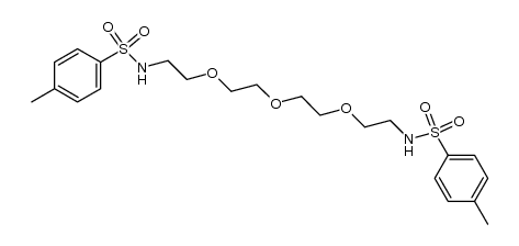 1,11-bis(p-tolylsulphonylamino)-3,6,9-trioxaundecane结构式