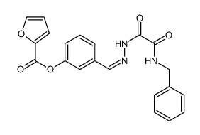 2-Furancarboxylicacid,3-[[[oxo[(phenylmethyl)amino]acetyl]hydrazono]methyl]phenylester(9CI)结构式