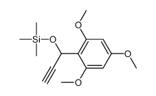 trimethyl-[1-(2,4,6-trimethoxyphenyl)prop-2-ynoxy]silane Structure