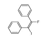 (Z)-1,2-diphenyl-1-fluoro-2-iodoethylene结构式