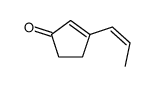 3-prop-1-enylcyclopent-2-en-1-one结构式