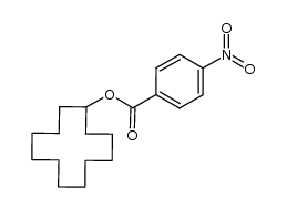 cyclododecyl (p-nitro)benzoate结构式