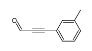 3-(3-methylphenyl)prop-2-ynal Structure