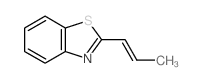 Benzothiazole,2-(1-propen-1-yl)-结构式