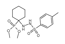 dimethyl (1-(2-tosylhydrazinyl)cyclohexyl)phosphonate Structure