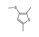2,5-dimethyl-3-methylsulfanylthiophene Structure