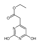 (2,6-二氧代-1,2,3,6-四氢嘧啶-4-基)乙酸乙酯结构式
