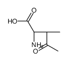 (2S,3R)-2-amino-3-methyl-4-oxopentanoic acid Structure