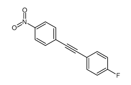 1-FLUORO-4-(2-(4-NITROPHENYL)ETHYLNYL)BENZENE结构式