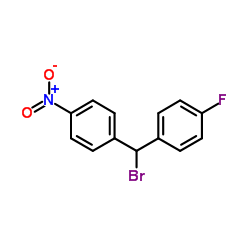 1-[Bromo(4-fluorophenyl)methyl]-4-nitrobenzene结构式