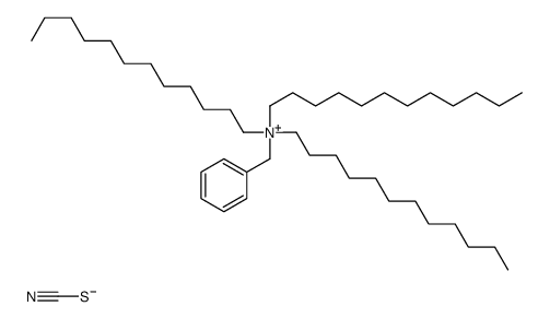 benzyl(tridodecyl)azanium,thiocyanate Structure