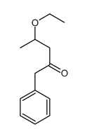 4-ethoxy-1-phenylpentan-2-one Structure