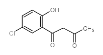 1-(5-氯-2-羟基苯基)-1,3-丁二酮结构式
