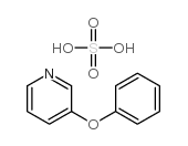 3-苯氧基吡啶硫酸盐结构式