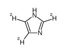 (2,4,5-d3)imidazole Structure