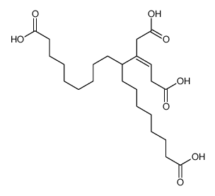 9-(1,4-dicarboxybut-2-en-2-yl)octadecanedioic acid结构式