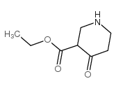 4-氧代-3-哌啶甲酸乙酯结构式
