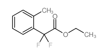 2,2-二氟-(2-甲基苯基)乙酸乙酯结构式