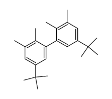 2,2',3,3'-Tetramethyl-5,5'-di-tert-butylbiphenyl结构式