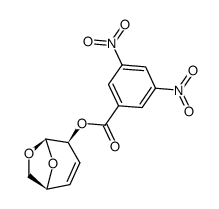 .beta.-D-threo-Hex-3-enopyranose, 1,6-anhydro-3,4-dideoxy-, 3,5-dinitrobenzoate Structure