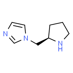 1H-Imidazole,1-[(2R)-2-pyrrolidinylmethyl]-(9CI) Structure