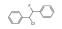 1-chloro-2-fluoro-1,2-diphenylethane结构式