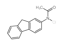 N-chloro-N-(9H-fluoren-2-yl)acetamide结构式