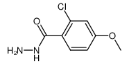 2-chloro-4-methoxybenzohydrazide Structure