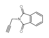 N-丙炔基邻苯二甲酰亚胺结构式