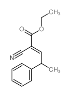 2-Pentenoic acid,2-cyano-4-phenyl-, ethyl ester结构式