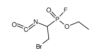 1-(ethoxyfluorophosphoryl)-2-bromoethyl isocyanate结构式