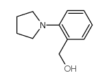 (2-pyrrolidin-1-ylphenyl)methanol结构式