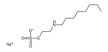 Thiosulfuric acid O-sodium S-[2-(octylamino)ethyl] ester salt Structure