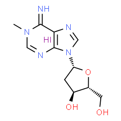 2'-DEOXY-1-METHYL-ADENOSINE HYDRIODIDE结构式