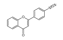 Benzenediazonium, 4-(4-oxo-4H-1-benzopyran-2-yl)- (9CI) Structure