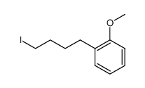 (4-iodobutyl)anisole Structure