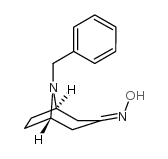 8-苄基-8-氮杂双环[3.2.1]辛烷-3-酮肟结构式