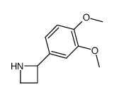 Azetidine, 2-(3,4-dimethoxyphenyl)- (9CI) Structure