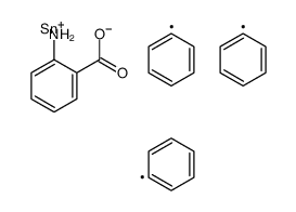 triphenylstannyl 2-aminobenzoate结构式