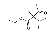2-isopropyl-2-methyl-3-oxobuttersaeure-aethylester结构式